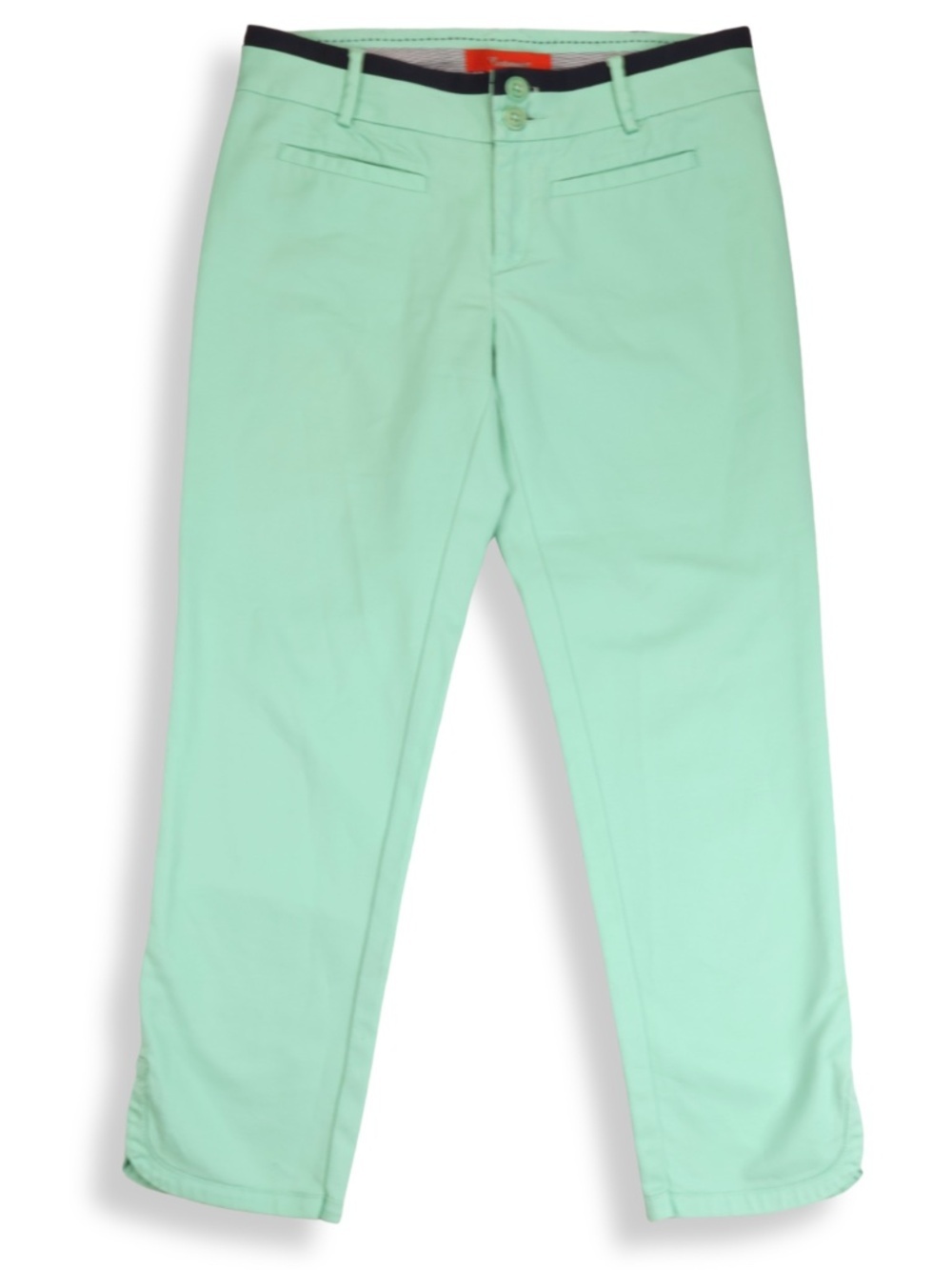 Anthropologie Cartonnier Pants Size 4 Mint Green Cropped Ankle Workwear